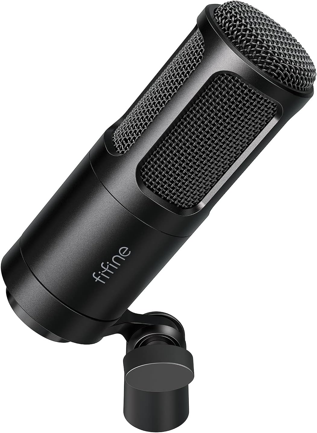 FIFINE K669D XLR Dynamic Microphone Metal for Vocal, Recording | Studio Metal Mic for Podcasting, Cardioid Pattern, Streaming Voice-Over Dubbing Video with Audio Mixer/Audio Interface
