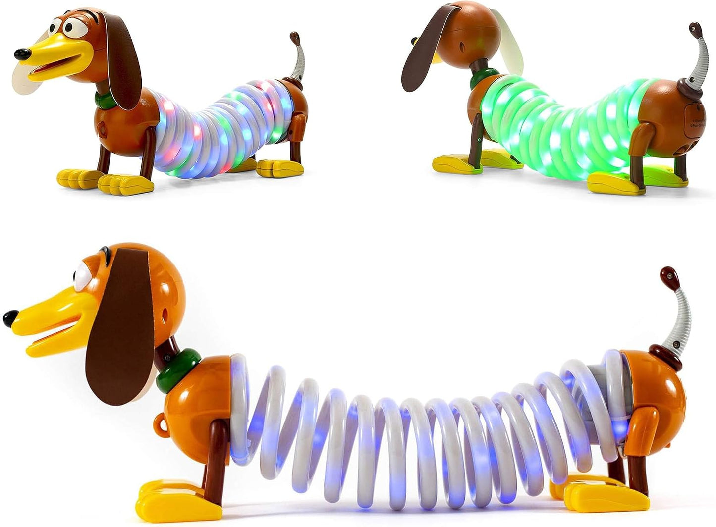 Ukonic Disney Pixar Toy Story Slinky Dog LED Mood Light | Collectible Figure | RGB Color Changing | 12 Inches Long