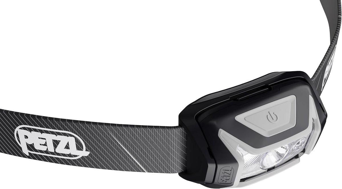 Petzl Tikka Headlamp - Black | Compact, 350 Lumen Light with Red Lighting, for Hiking, Climbing, Running, & Camping