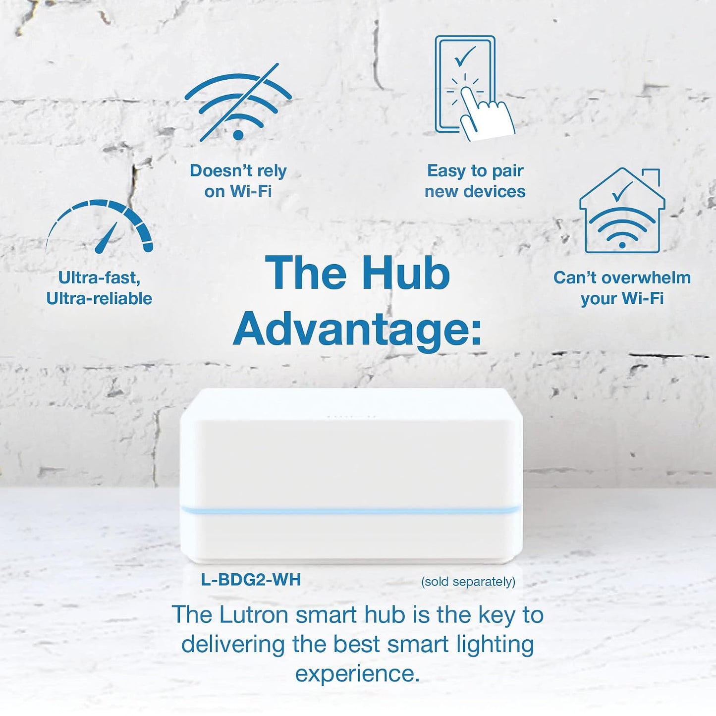 Lutron Caseta Smart Light Switch for Lighting and Fans (Smart Hub Required) | For Caseta systems, smart switch for any bulbs, 6 amp, single-pole/3-way, neutral required, PD-6ANS-BL, Black