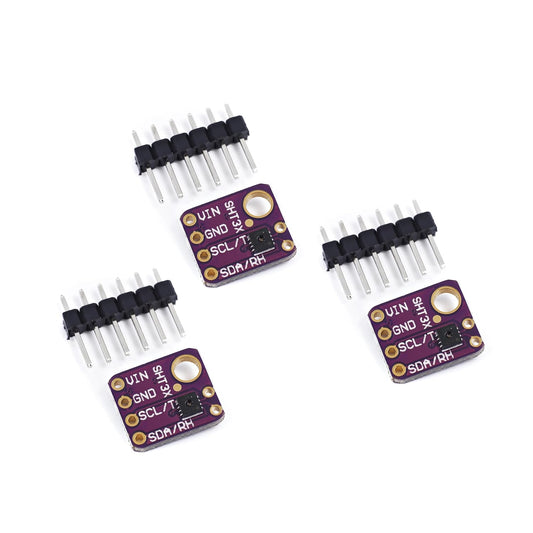 Teyleten Robot SHT31-D SHT31 Temperature Humidity Sensor Module 2.4V-5.5V I2C IIC for Arduino 3pcs