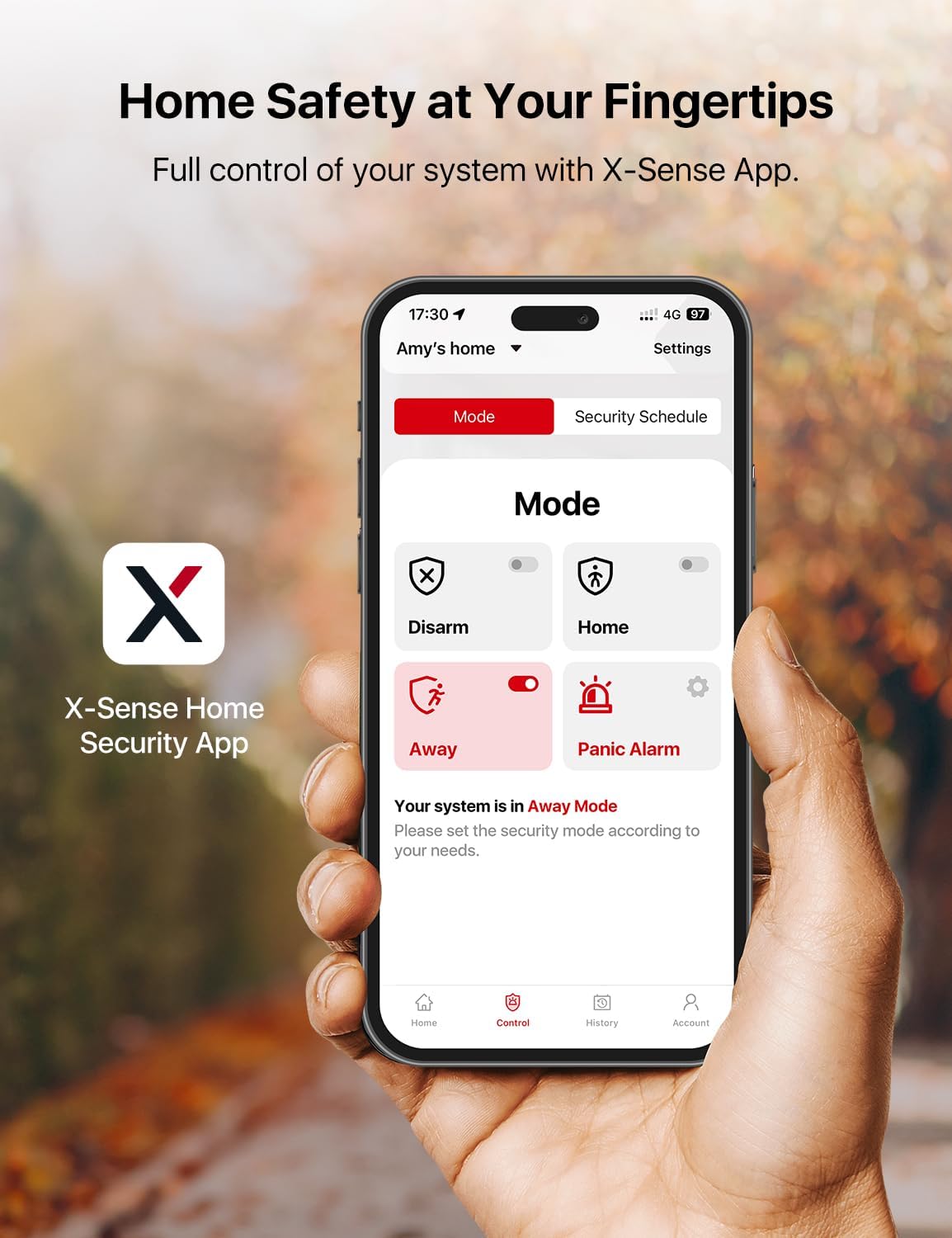 X-Sense Smart Door Sensor, Security Kit AS05/AS08 Accessory with Replaceable Battery, Compatible with Alexa, for Various Doors and Windows for Homes, Offices, Requires SBS50 Base Station, SDS0A
