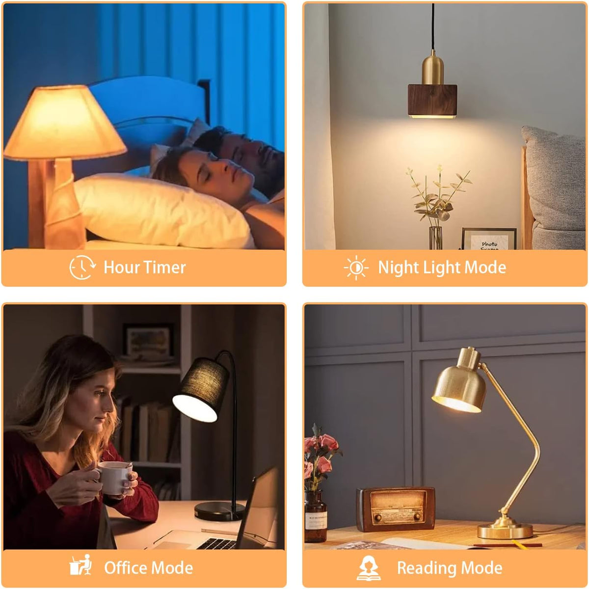 A19 LED Light Bulbs with Remote Control, 800LM 9W, 60W Equivalent LED Bulbs,Stepless Dimmable 3000K-6000K,E26 Base,CRI 80+,2.4GHz,25000+ Hours Lifespan,Light Bulb for Home Decor,1Bulb&1Remote