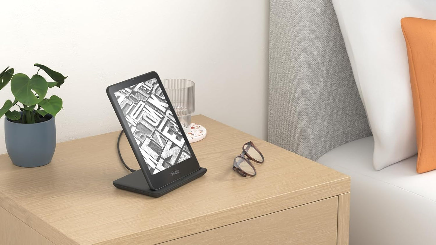 Made for Amazon, Wireless Charging Dock for Kindle Paperwhite Signature Editions (2022 &amp; 2024 Releases) and Kindle Colorsoft Signature Edition