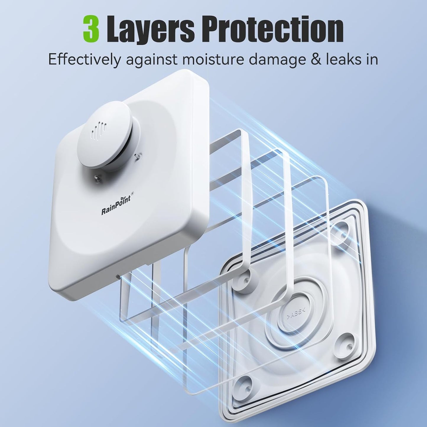 RAINPOINT Floating Remote WiFi Water Leak Detector for Home Basement 3 Pack with Hub,Wireless Siren Alarm Leakage Sensor Email & APP Push Notification Kitchen Sink,Bathroom,Laundry,Warehouse