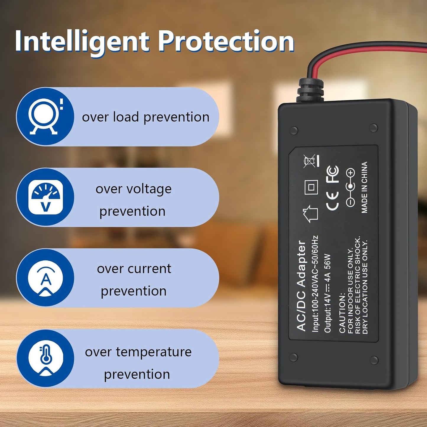 56W 14V Fast Charger for NOCO Boost Jump Starter GB70 GB150 GB250+ | 5X faster than 2A USB — XGC4 lithium charging cable for GB251+ GB500 GB500+ HD UltraSafe jump starters