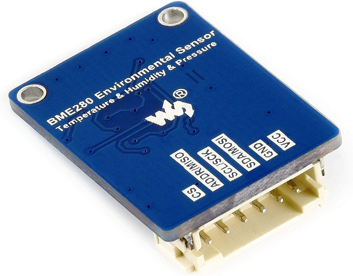 Waveshare BME280 Environmental Sensor, Temperature, Humidity, Barometric Pressure, I2C, SPI, Compatible with Raspberry Pi, Arduino, Pico