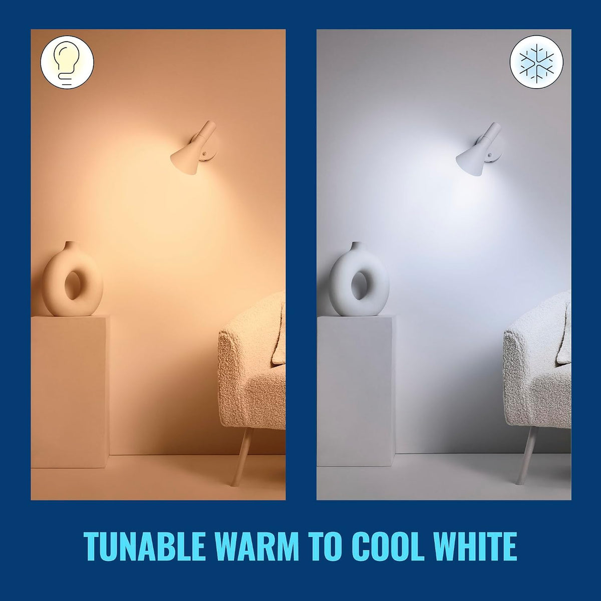 WiZ Connected 40W B12 Smart Candle-shape, E12 base, Full Color, Dimmable, 1-Pack, Indoor, Connect to Wi-Fi, Control Voice or App + Activate with Motion, Matter Compatible
