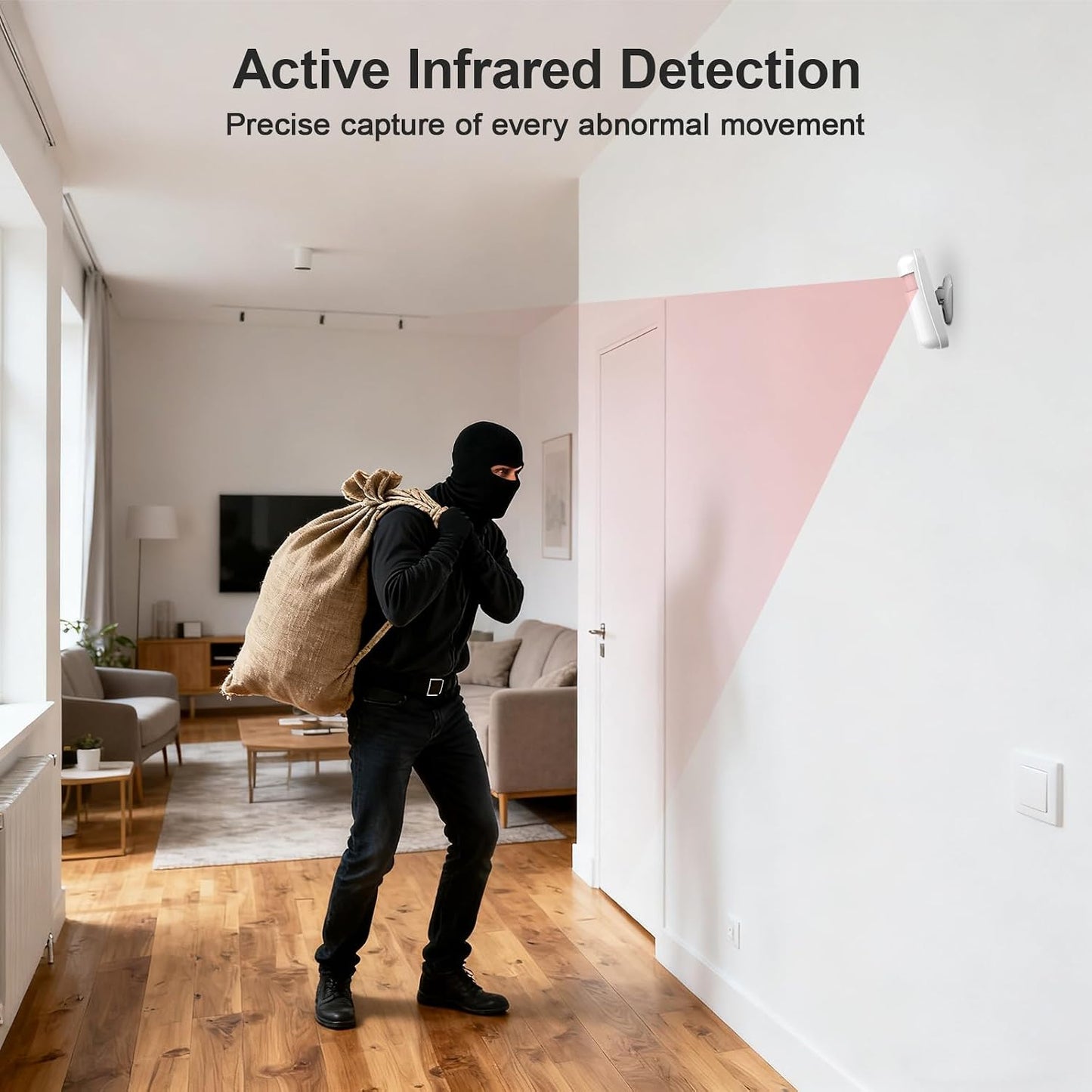 Home Alarm System Wireless,16Pcs WiFi+4G with Phone App & Remote Control Alarm System,Door/Window Sensors,Motion Detectors,for Smart Life or Tuya APP,Compatible with Alexa NO Monthly Fees