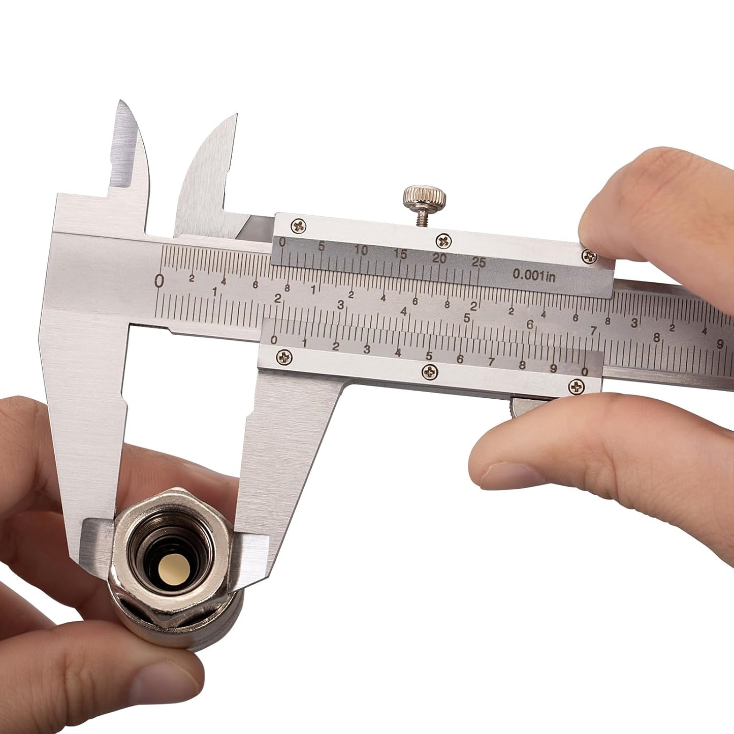 Spurtar Vernier Caliper Measuring Tool 6 inch/150mm, Non Digital Calipers | 0.001"/0.02mm High Precision, Durable Micrometer, Measuring Tool, Dual Imperialand Metric Scale