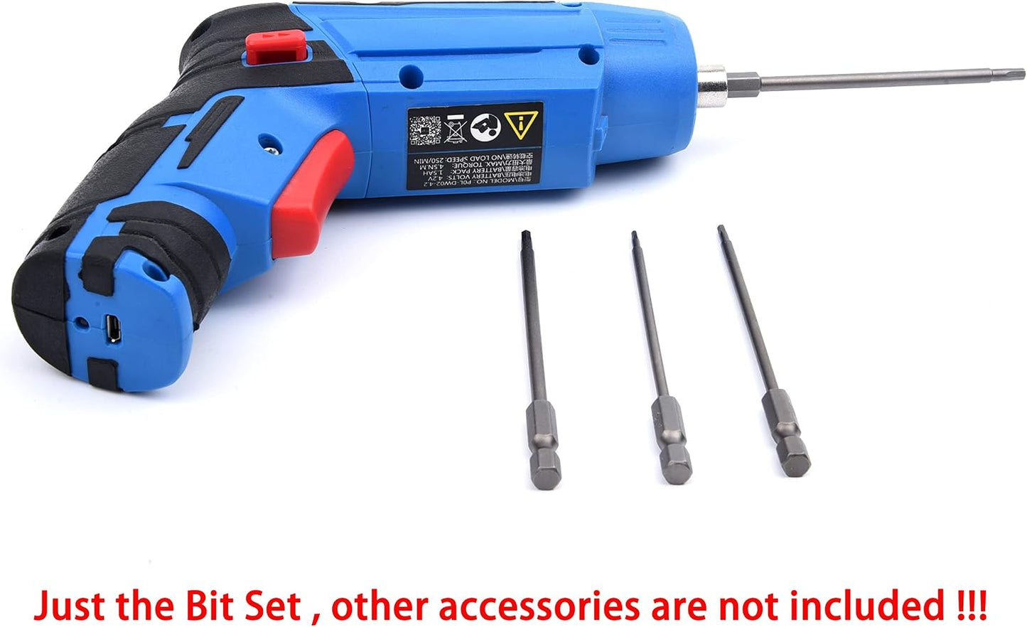 RC Hex Bit 1.5 2.0 2.5 3.0mm Hex Head Allen Wrench Drill Bit Set for Screwdrivers Electric Screwgun/Power Drill