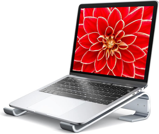 Soqool Laptop Stand for Desk,Aluminum Computer Stand for Cooling | Sturdy Stable Ergonomic Laptop Riser Compatible with MacBook Pro Stand Air/Dell/HP/Lenovo 10-16.2inch Notebook