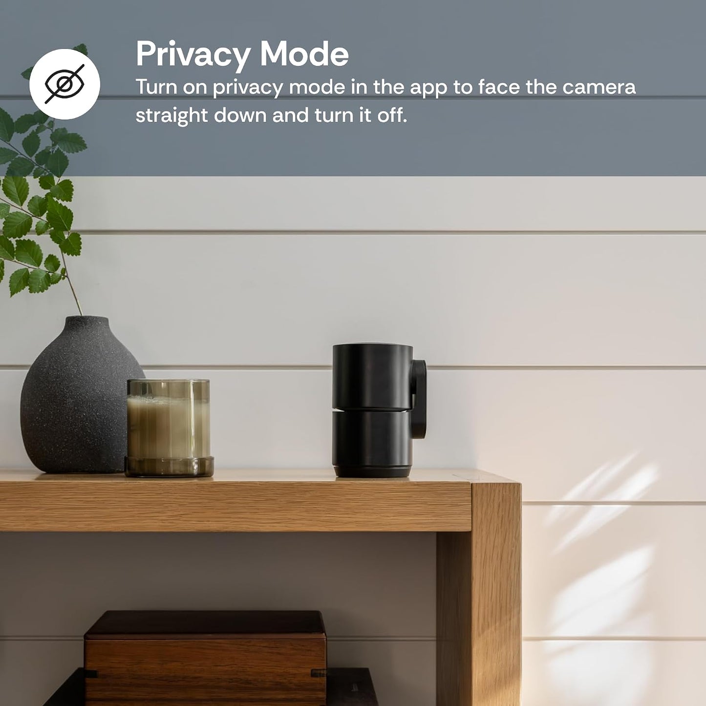 Luna 2K Indoor Camera for Home Security, Dual-Band WiFi 360° Pan-Tilt | Built-in Spotlight, Motion Detection & Human Auto Tracking, Siren, Pet/Dog/Baby Camera with Phone App