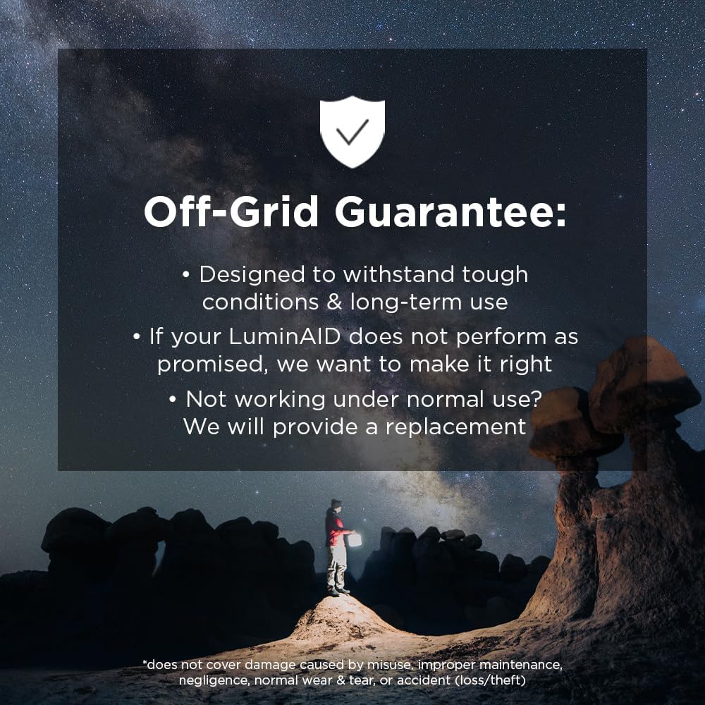LuminAID Max 2-in-1 Inflatable Solar LED Camping Lantern & Phone Charger | 200 Lumens, Twist-to-Inflate Design, Waterproof, Camping, Hiking & Travel, Emergency Light for Power Outages, Hurricane
