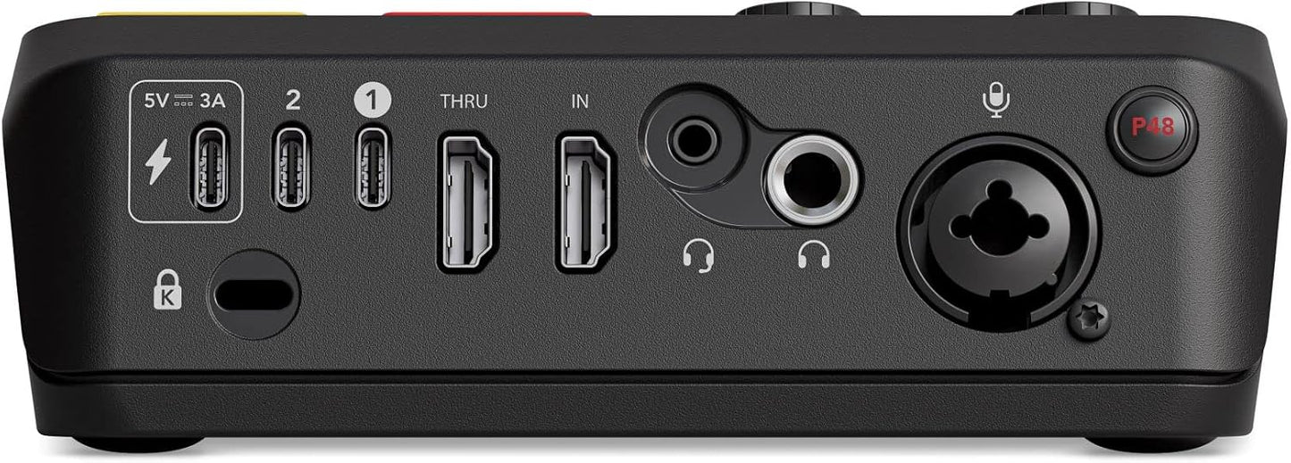 RØDE X Streamer X Professional Integrated Audio Interface and 4K Video Capture Card with XLR, HDMI and TRRS Connectivity for Streaming, Gaming and Content Creation