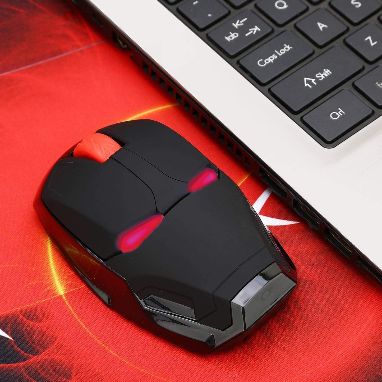 Mikayoo Ergonomic Wireless Mouse, Cool Mice 2.4G Portable Mobile Computer Mouse with USB Nano Receiver for Notebook, PC, Laptop, Computer, MacBook, Responds up to 50 ft