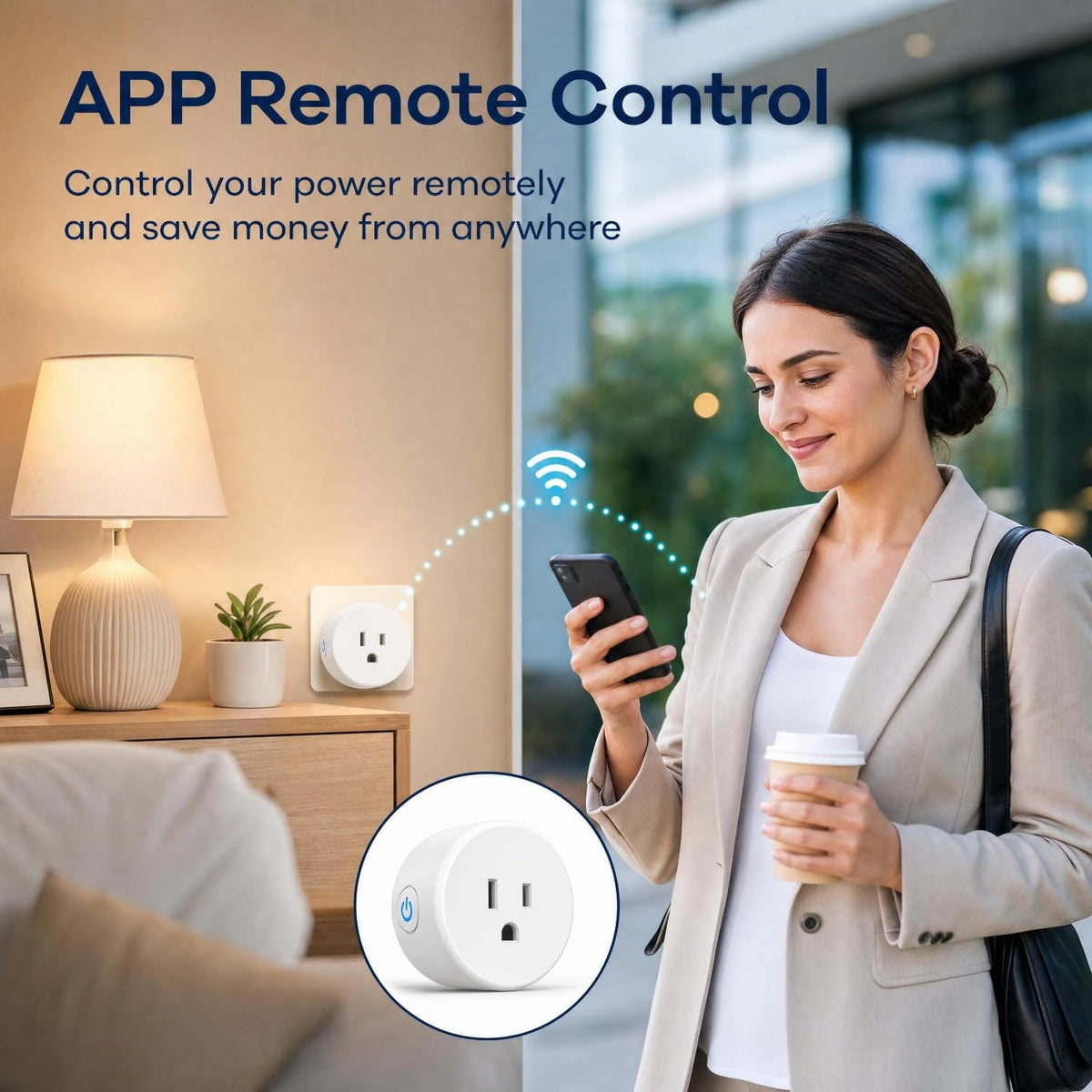 Matter Smart Plug , WiFi Outlet App Remote Control & Voice Control, 2 Pack