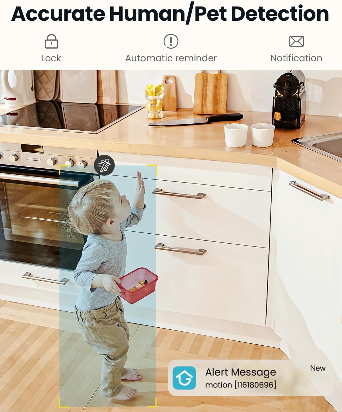 ieGeek Indoor Camera, 2K Cameras for Home Security, 5G Security Camera Indoor, 360° Pet/Dog/Baby Camera with Phone App, AI Tracking, 2-Way Audio, Night Vision, 24/7 SD Card Storage, Alexa (2 Pack)