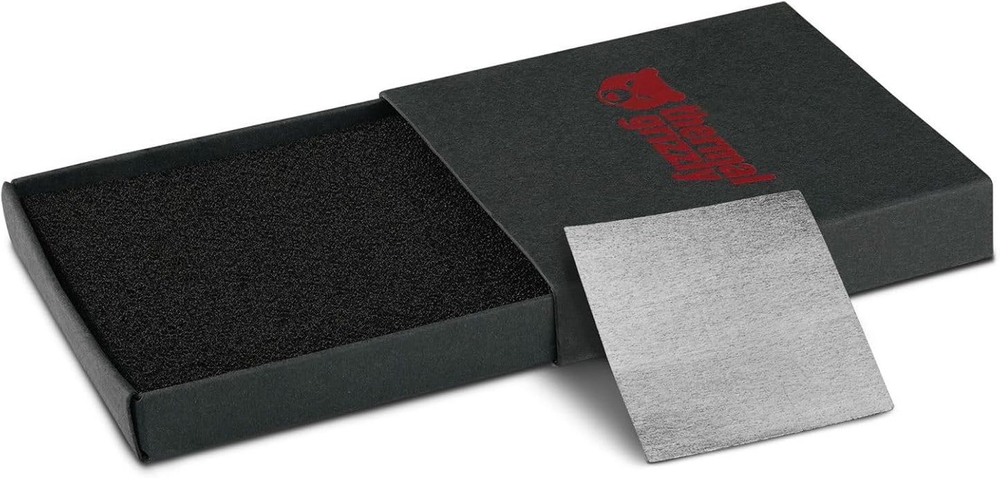 Thermal Grizzly KryoSheet (33x33x0.2mm) – Ultra High Thermal Conductivity Graphene Thermal Pad – Perfect Alternative for Thermal Paste on CPU/GPU/PS4/PS5/Xbox – Made in Sweden
