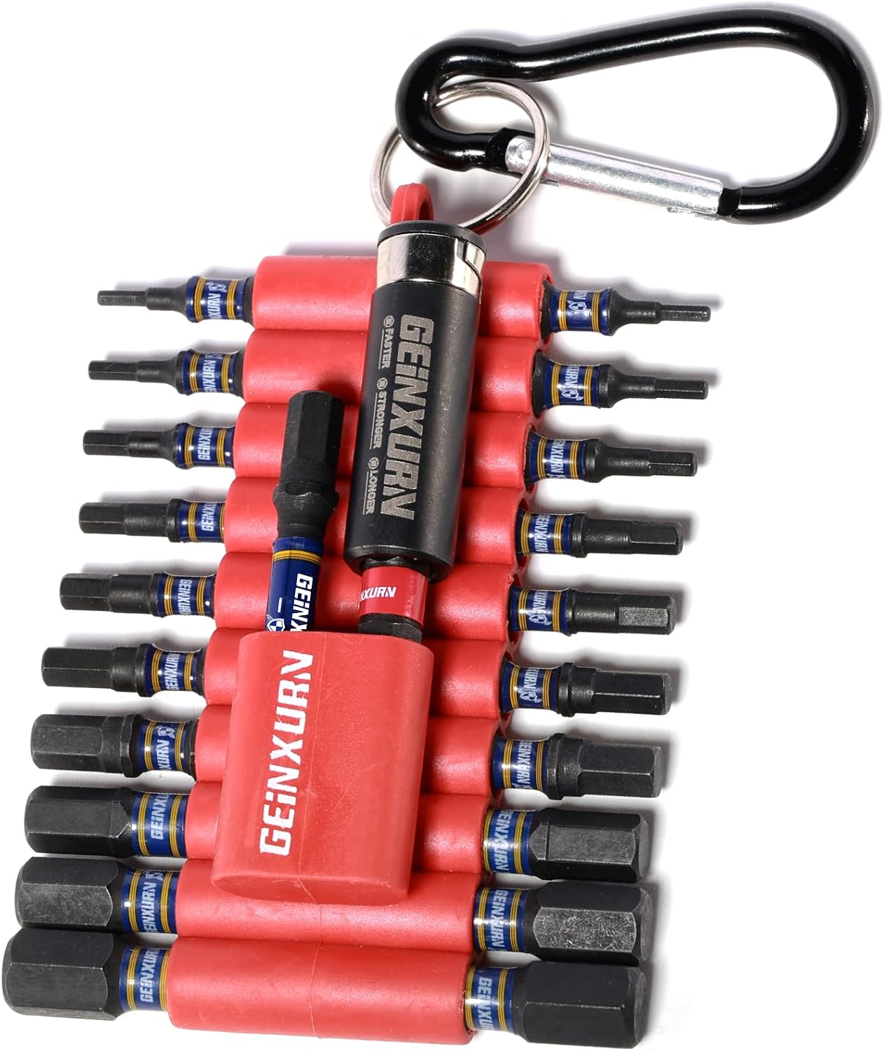 (PH/TORX/HEX/PZ/SQ/SL) Screwdriver Bits Set, 66 Pieces Impact 1”/ 2”Magnetic S2 Steel Multi Power Insert Driver Bits and 3Pc Bit Holder with Organizer Sleeve