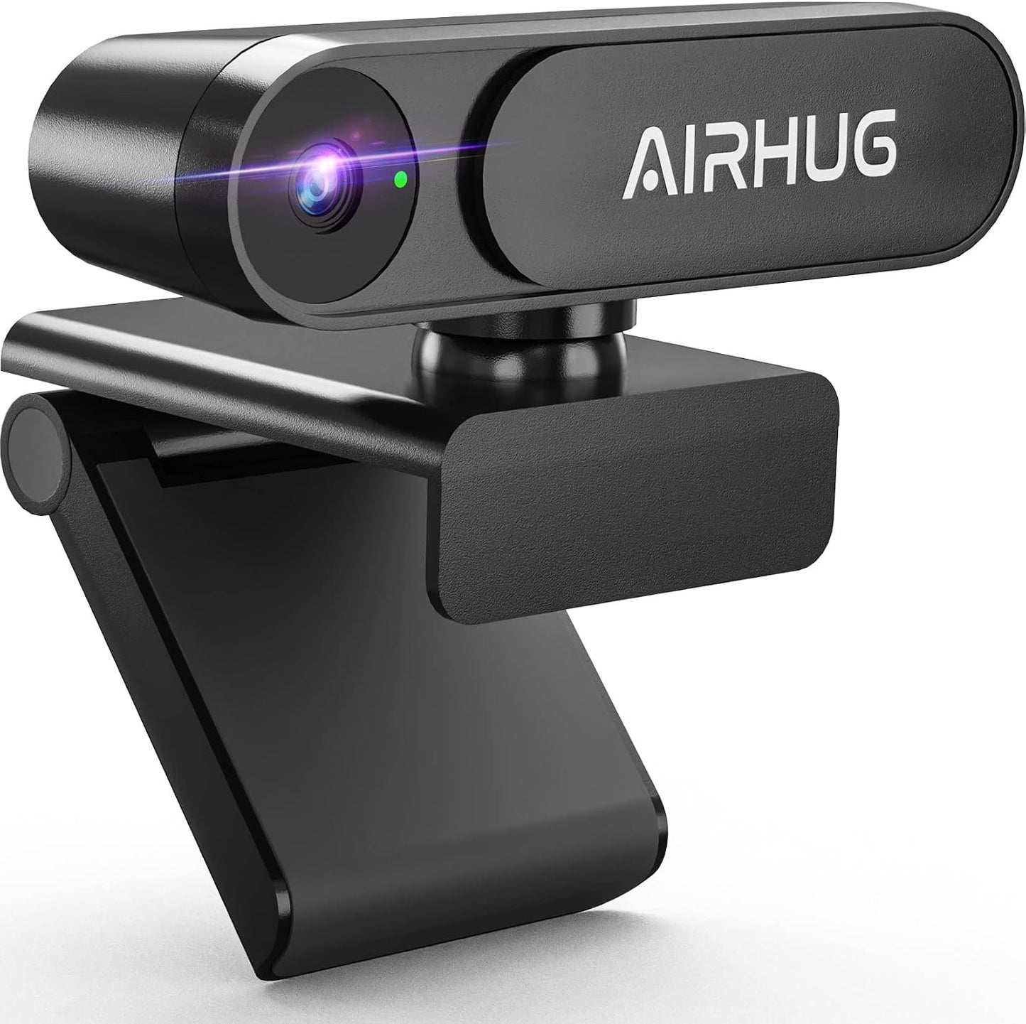 AIRHUG 2K Webcam No Mic with Privacy Cover, USB Camera for Computer | Plug & Play, Without Audio, 78° Wide-Angle, For Streaming and Conferencing