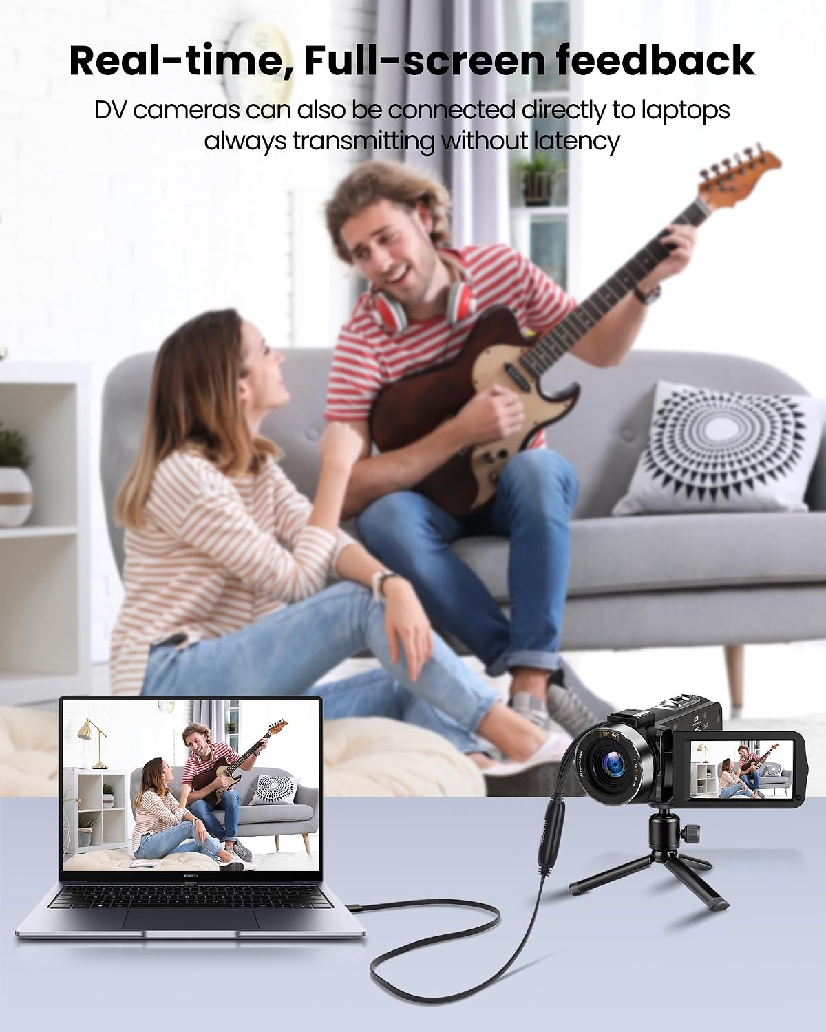 3.3 Feet VHS to Digital Converter, Type-C/USB 2.0 Video Cpture Card | RCA AV to USB Audio Video Converter, 1080 Video Capture Device Convert VHS VCR DVD to Digital Adapter for Windows, Mac OS