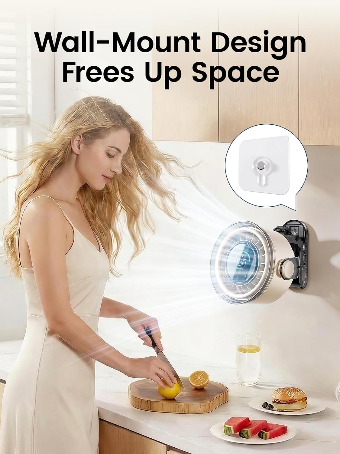 Clip on Fan, Rechargeable USB Fan with Sturdy Clamp, LED Display, 100 Speeds, 3000mAh Battery, 360° Rotation, 5.5 Inch Portable Fan for Stroller Bed Camping Treadmill Car White