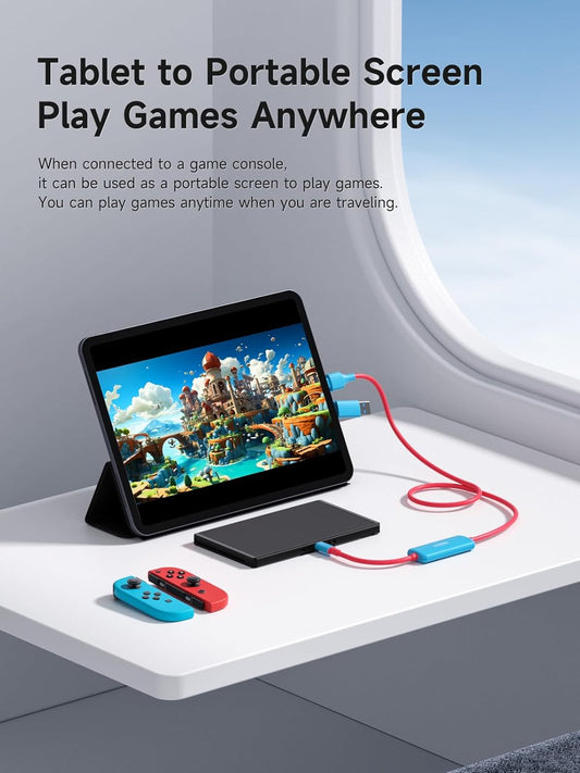 Hagibis USB3.0 Video Capture Card with 100W PD for Switch2, USB C to USB A/USB C 1080P@60fps 2K@30fps Live and Record Video Audio Game for Car Quest 3 VR PS4/5 ROG Ally Steam Deck (CC10P)