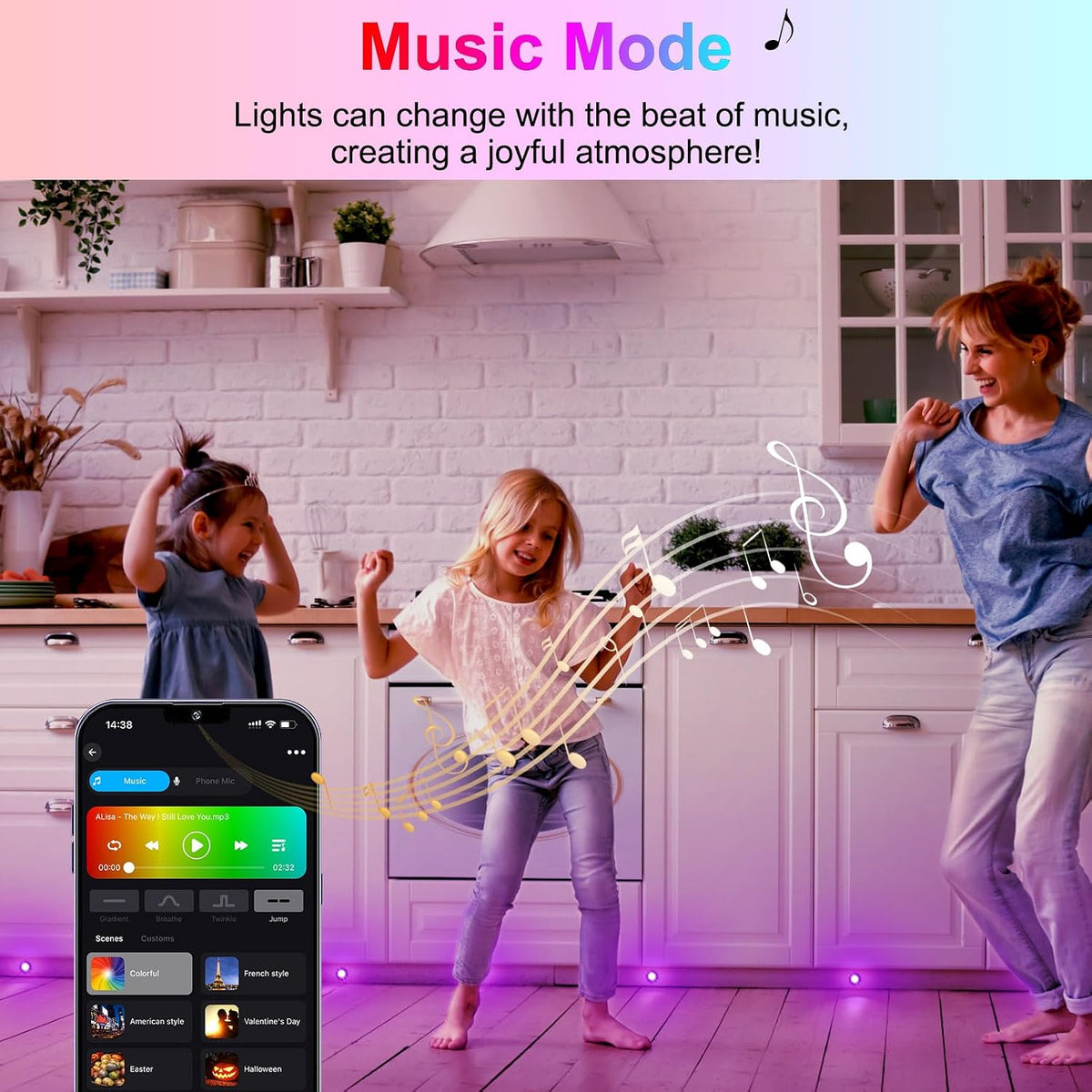 LED Deck Lights Kit, 30 Pack Φ1.22" Low Voltage WiFi Smart Recessed RGBW Deck Lighting with App/Voice Control, Waterproof IP67 In Ground Landscape Lighting for Outdoor Stairs Steps Floor Decor, Black