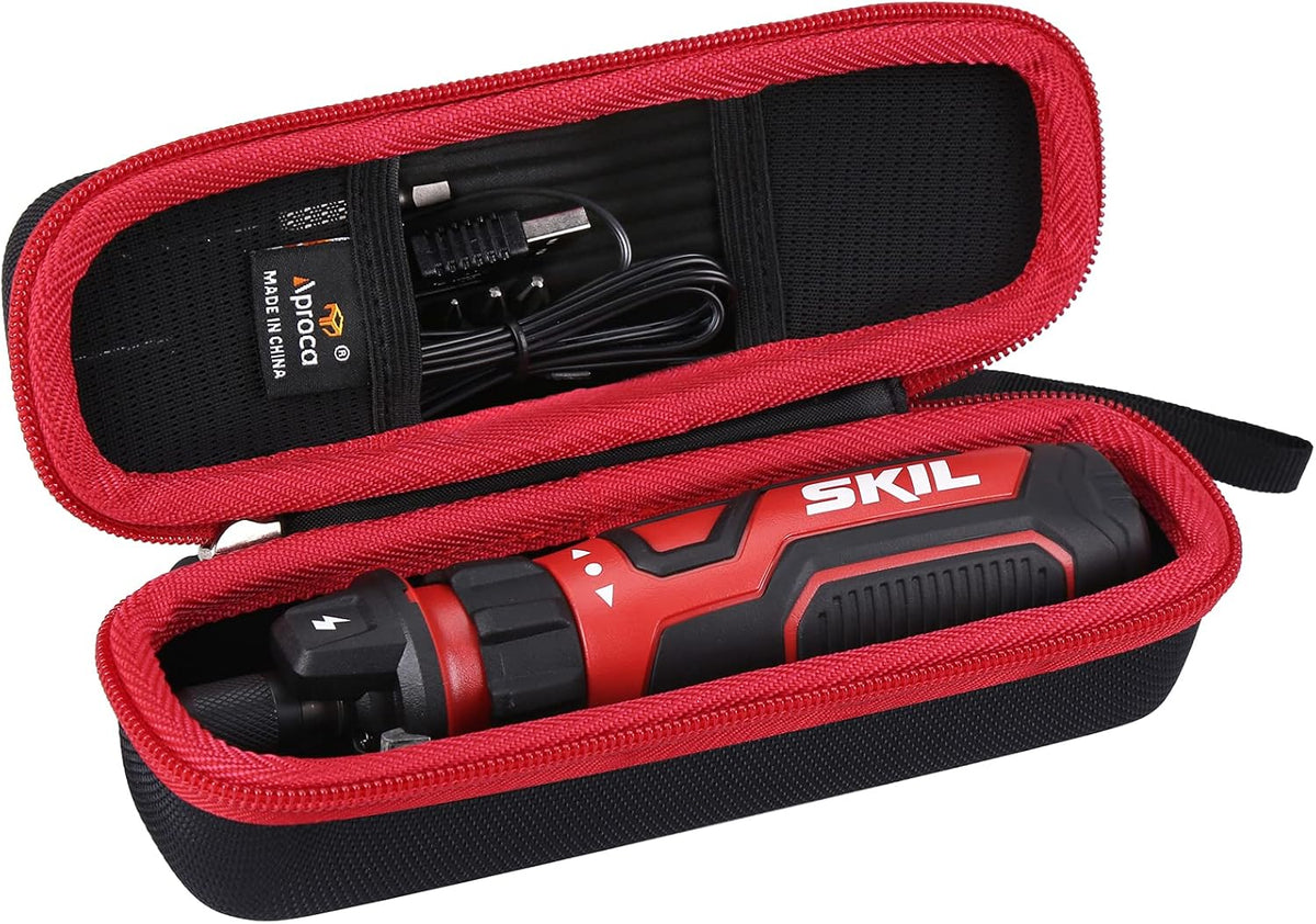 Aproca Case Compatible with SKIL SD561201 / Twist 2.0 Rechargeable 4V Cordless Screwdriver, Portable Storage Bag for Accessories (Case Only)