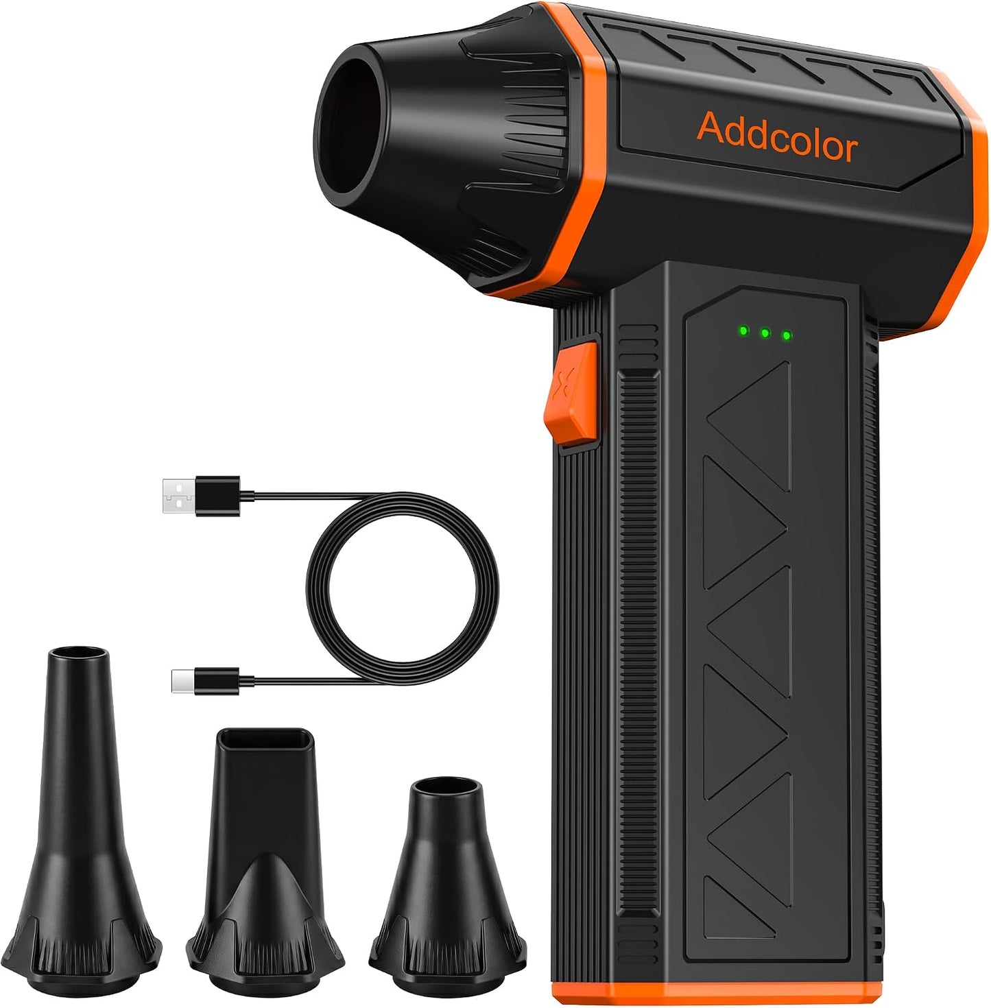 Compressed Air Duster, 3-Gear Adjustable, 100000RPM Electric Air Duster | Super Power Mini Blower, 4000mAh Rechargeable Battery, Fast Charging, Dust Remover for PC Keyboard/Outdoor/Car