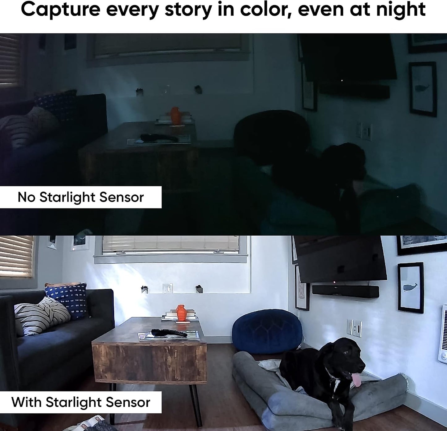 WYZE Cam Pan v2 1080p Pan/Tilt/Zoom Indoor Security Camera with Color Night Vision, Motion and Sound Detection, Wi-Fi Wired Smart Home Security Camera Compatible with Alexa & Google Assistant, White