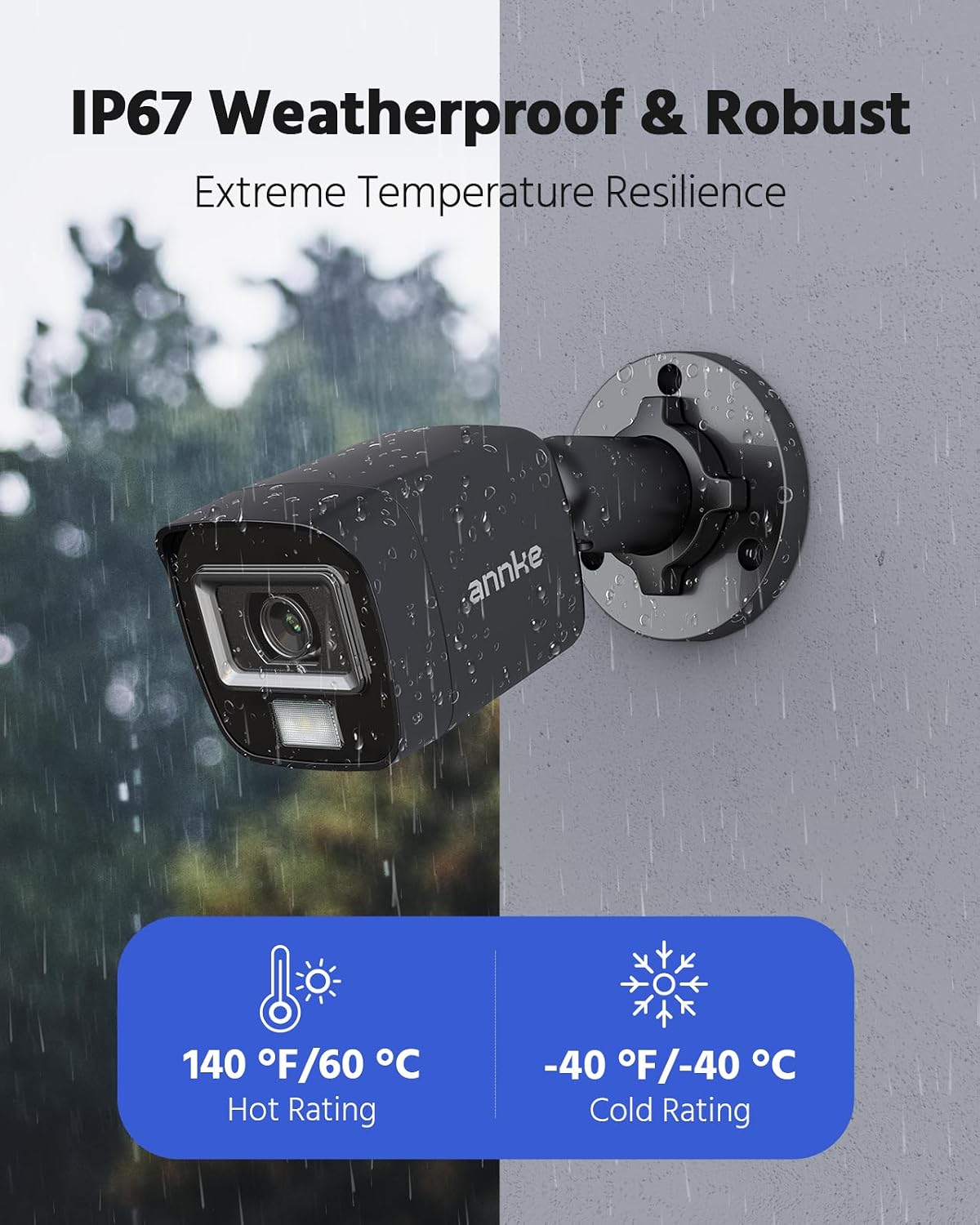 ANNKE 3K Lite Wired Security Camera System Outdoor, 8X 2MP Cameras, 1TB HDD