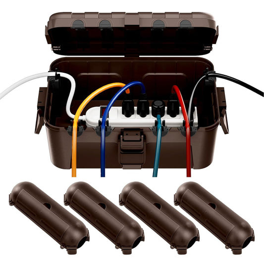 [5 Piece] RESTMO Outdoor Electrical Box Set（1 x Extra Large + 4 x Small）