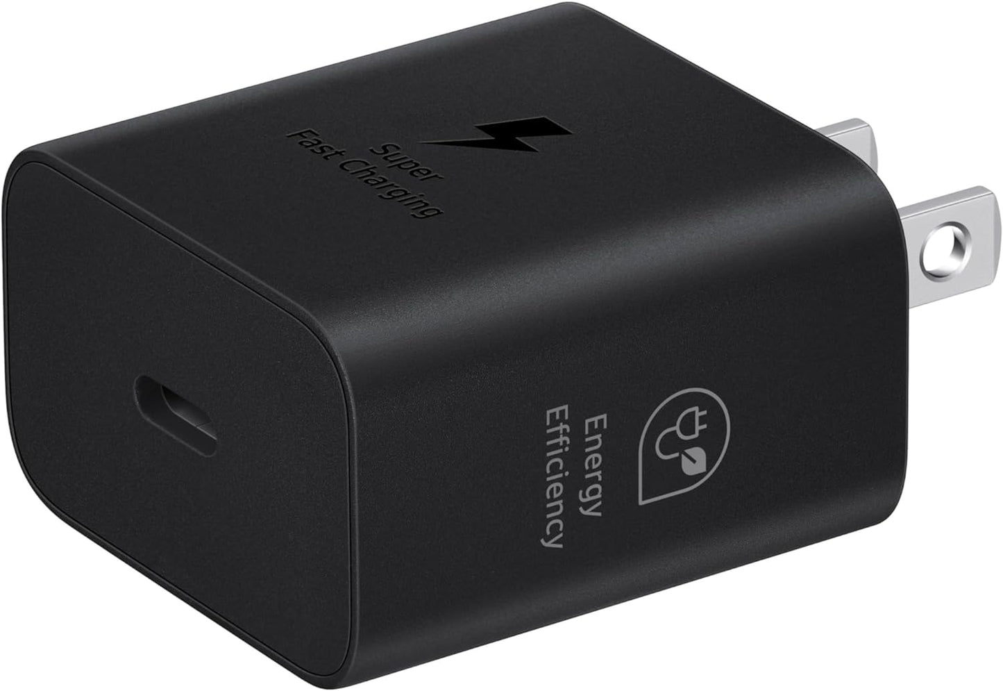 Samsung 25W Wall Charger Power Adapter, Cable Not Included, Super Fast Charging, Compact Design, Energy Efficient, Compatible with Galaxy and USB Type C Devices, Black