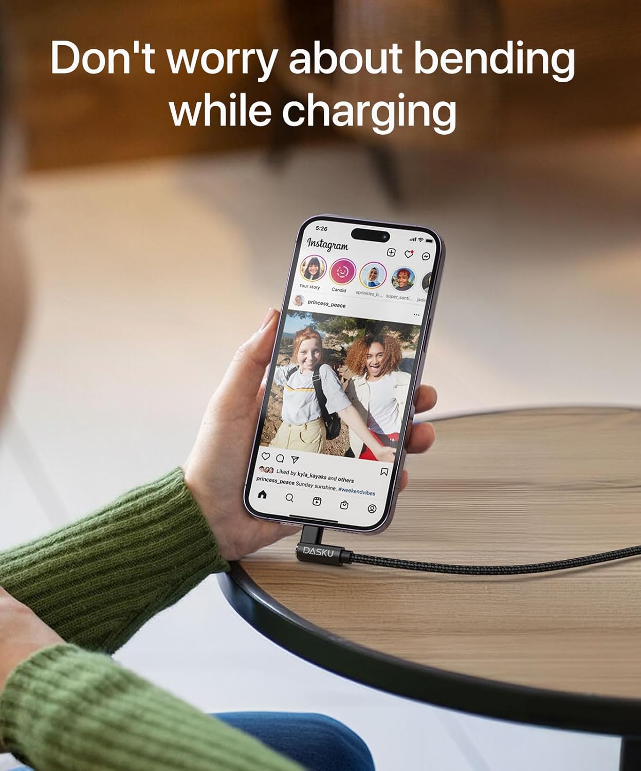 USB to USB C Cable 90 Degree [2Pack 10ft] 3A Right Angle USB C Cable Extra | Long Heavy Duty USB Type C Cable Fast Charging, for iPhone 17/16/16e/15 Pro Max, Samsung Galaxy, Android Phones, and More