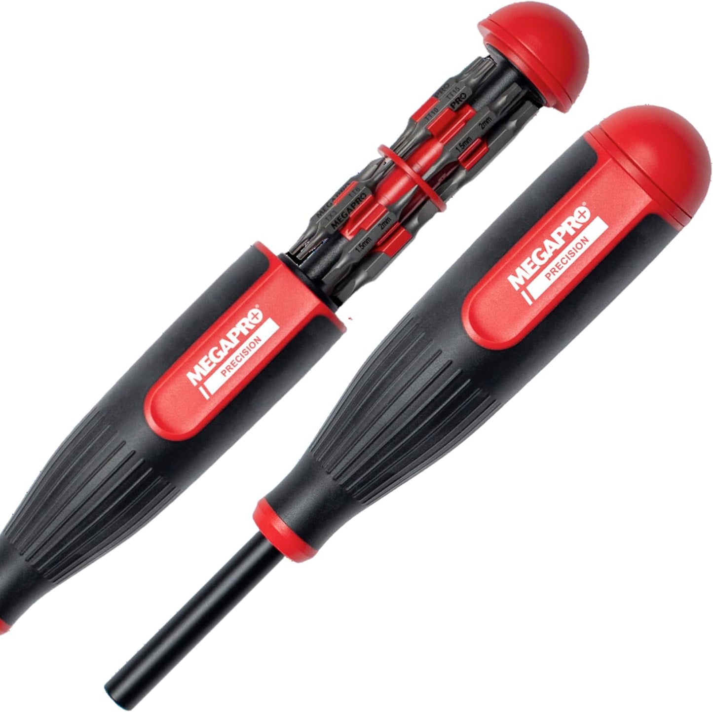 MEGAPRO® 24-in-1 Precision Multi-Bit Screwdriver | Small Screw Application | Micro-fasteners | Eyeglass & jewelry Repair | Small Electronics Maintenance | Precision Tamperproof Bits