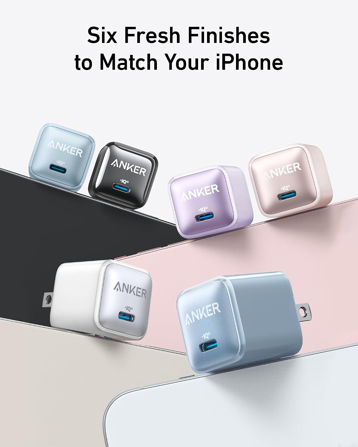 Anker USB C Charger Block 20W (Nano Pro), PIQ 3.0 Compact Fast Charger for iPhone 17/16/15/14/13 Series, Galaxy, Pixel 4/3, iPad (Cable Not Included) | For iPhone 17/16/15/14/13, Galaxy, Pixel 4/3, iPad and More Devices (Cable Not Included)