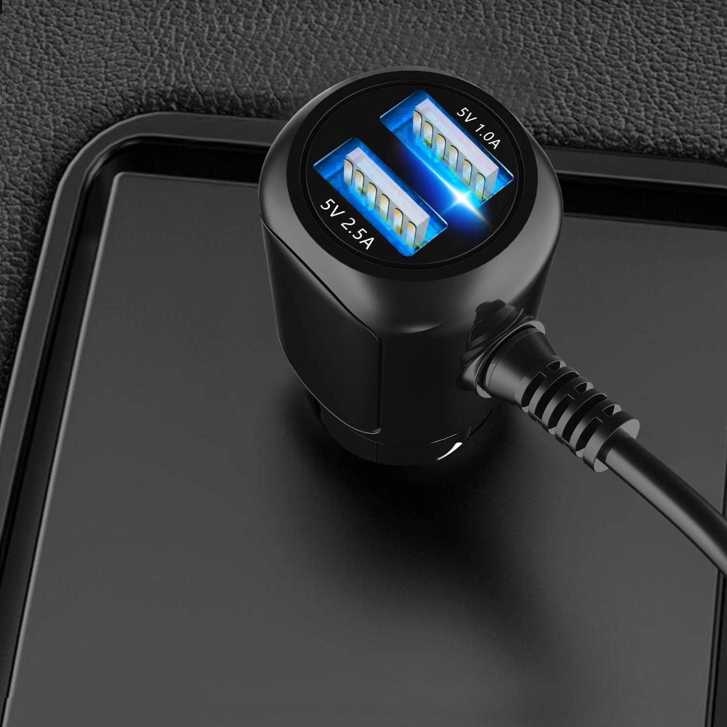 Car Charger for Garmin Nuvi,Garmin GPS Charger Cable,Mini USB Power Cord | Dual Port USB Vehicle Power Charging Cable Cord for Garmi Nuvi C255 52lm Drive 50lm Nuvi 1200 Nulink 1695 DriveLuxe Dashcam