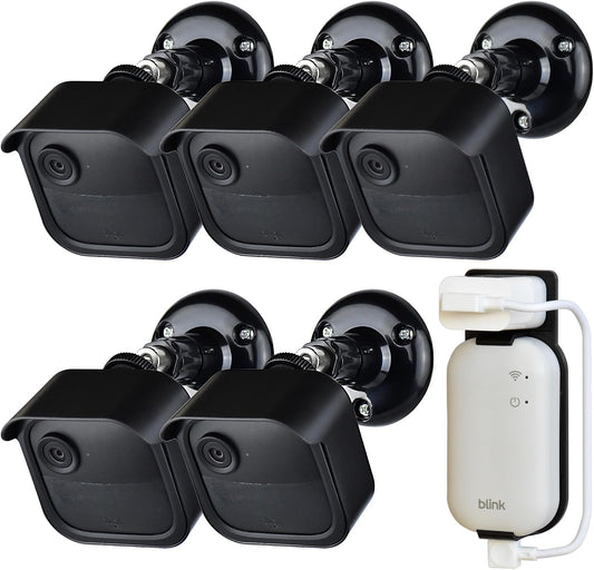 5PACK Blink Outdoor Camera Mount Bracket with Sync Module Core/XR Outlet Mount for Blink Outdoor 4th/3rd Camera (Camera Not Include)