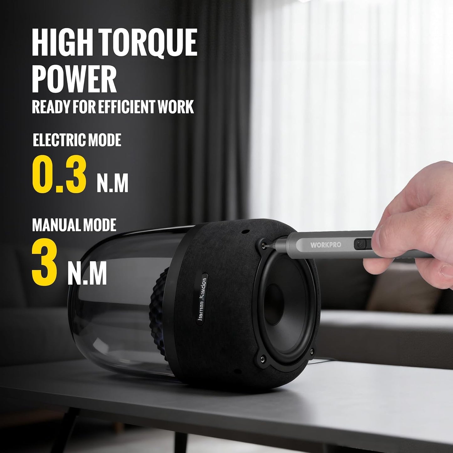 WORKPRO 42-in-1 Mini Electric Screwdriver, Precision Screwdriver Set | 36 S2 Steel Bits & 2 Pry Bars, 3.7V Type-C Rechargeable, Magnetic Storage, Repair Tool for Electronics Phone Camera & Laptop