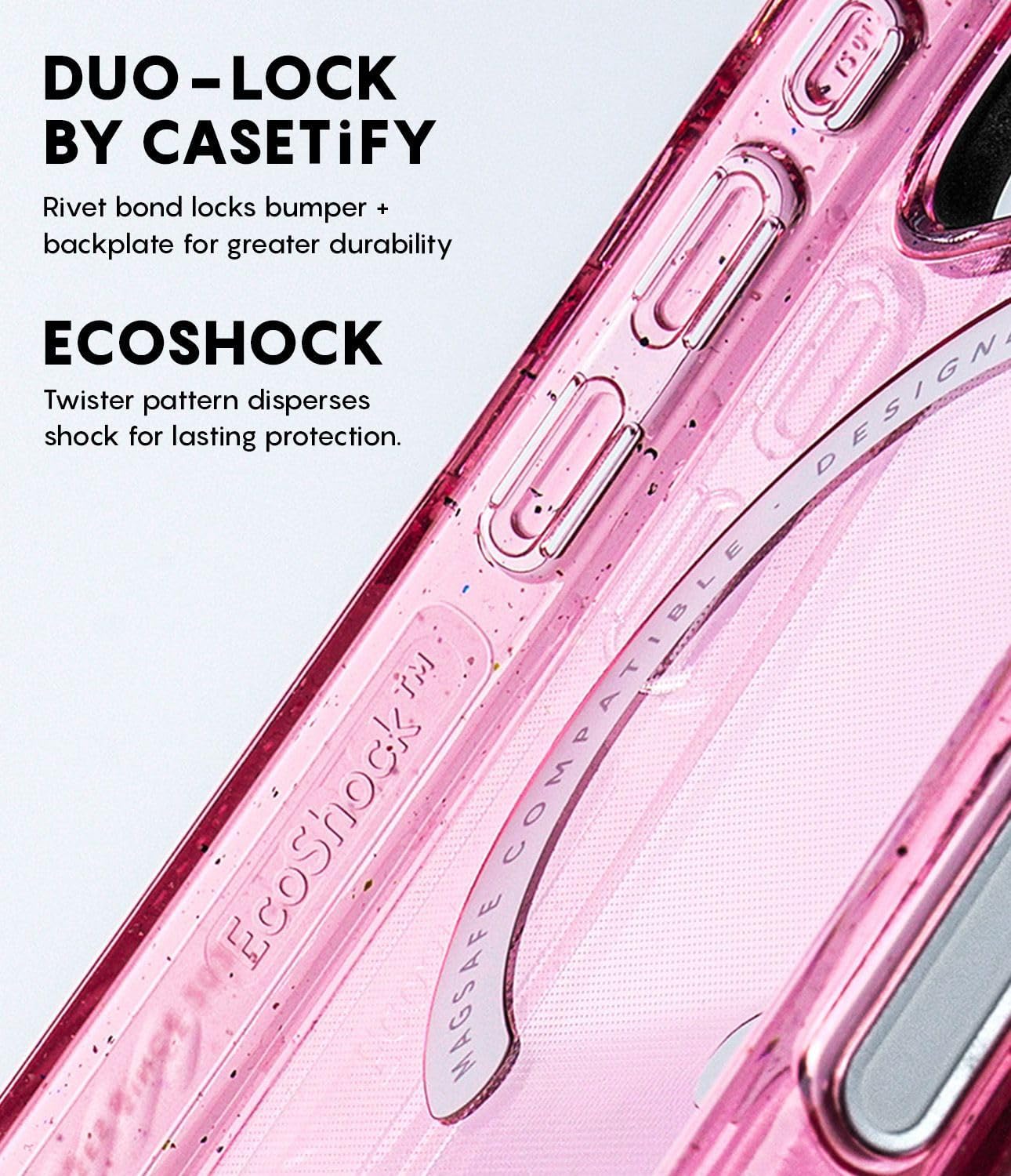 CASETiFY for iPhone 17 Pro Max Case - Impact Compatible with MagSafe | 8.2 ft. 4x Military Grade Drop Protection | Stargazer Lily | Matte Black