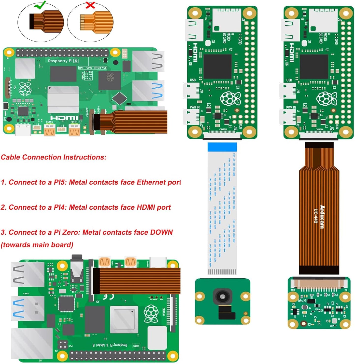 IMX519 Autofocus Raspberry Pi Camera for Pi 5, 4, Zero 2W, 16MP PDAF&CDAF High Resolution Camera Module, Compatible with Raspberry Pi Accessories