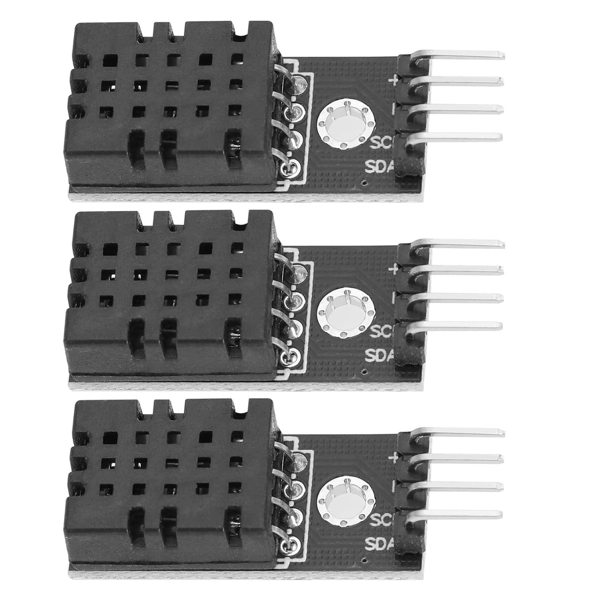3pcs DHT20 Sensor DHT20 Digital Temperature Sensor Humidity Sensor I2C Interface Sensor for Heating Ventilation Air Conditioning Systems Dehumidifiers Testing Measurement Equipment