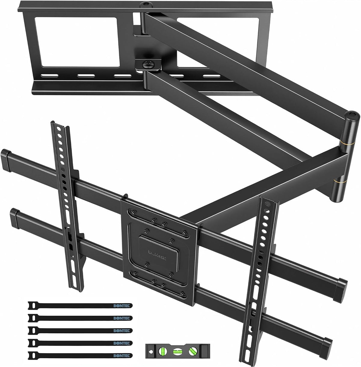 BONTEC Long Arm TV Wall Mount, Full Motion, 37.4" Extension for 26–65" TVs