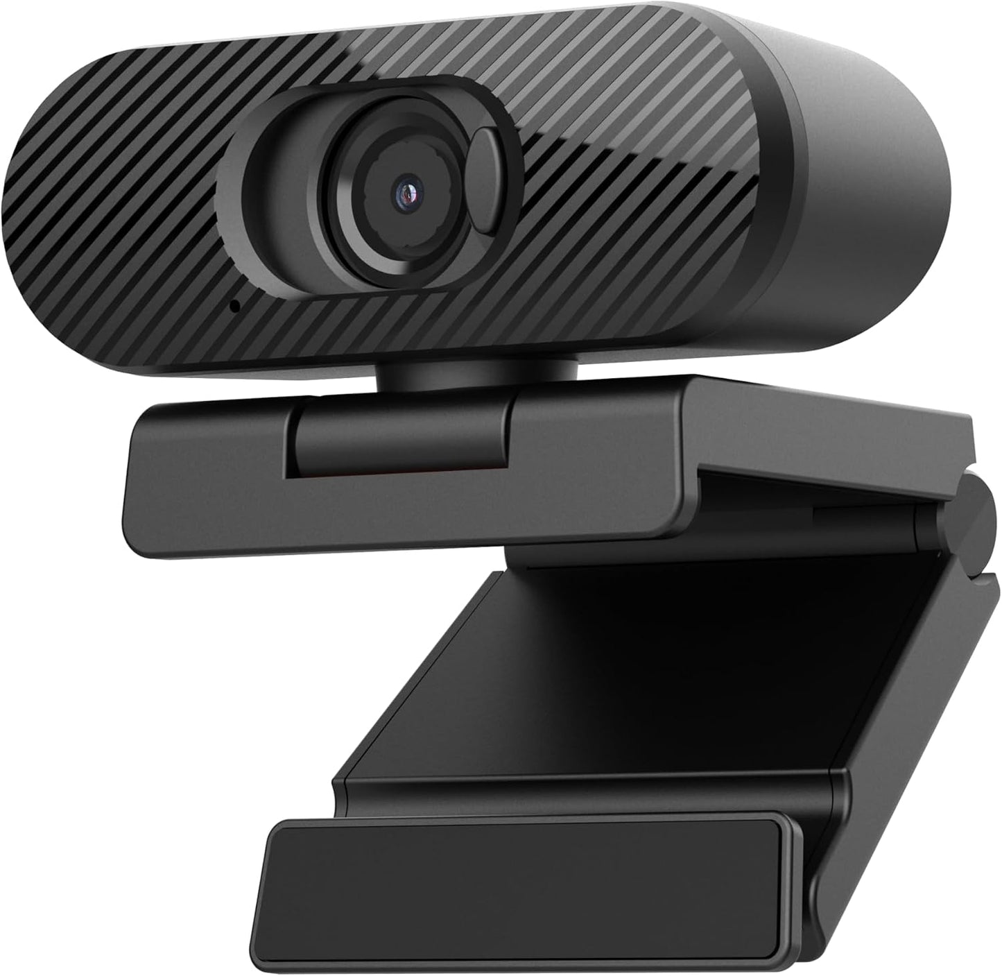 JLab Go Pop Cam, USB Webcam, 1080p, Built-in Privacy Shutter, Plug and Play, Black