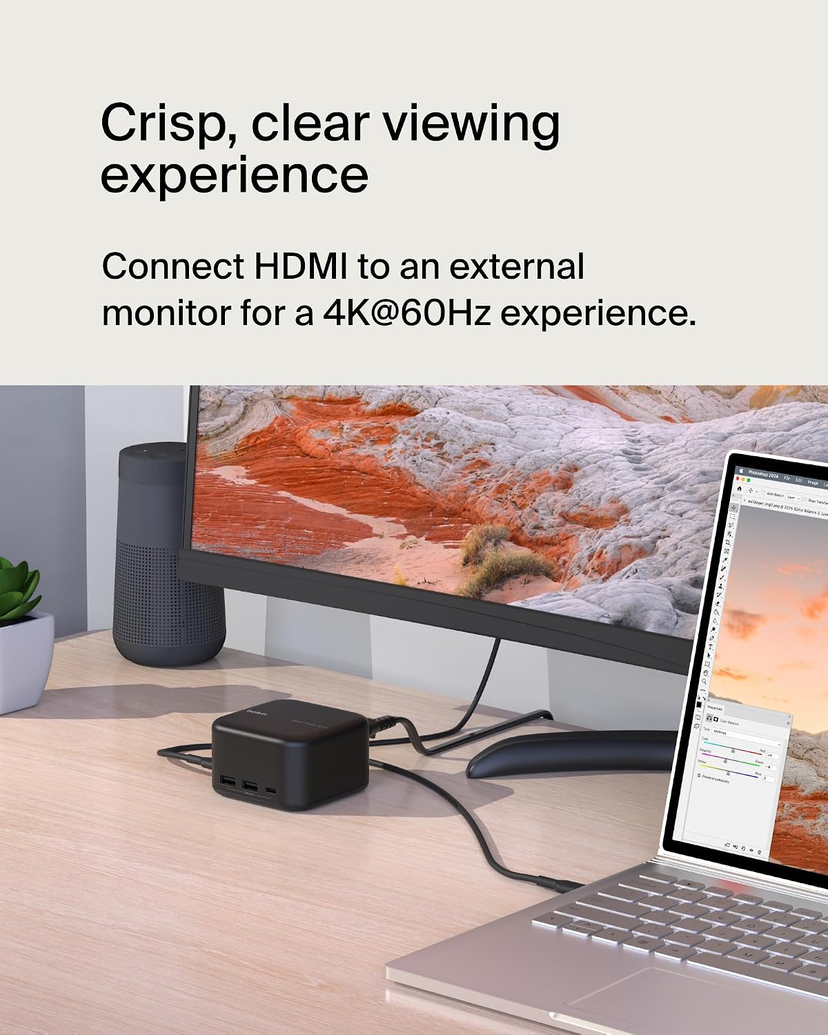 Belkin USB-C Docking Station 6 in 1 Core GaN