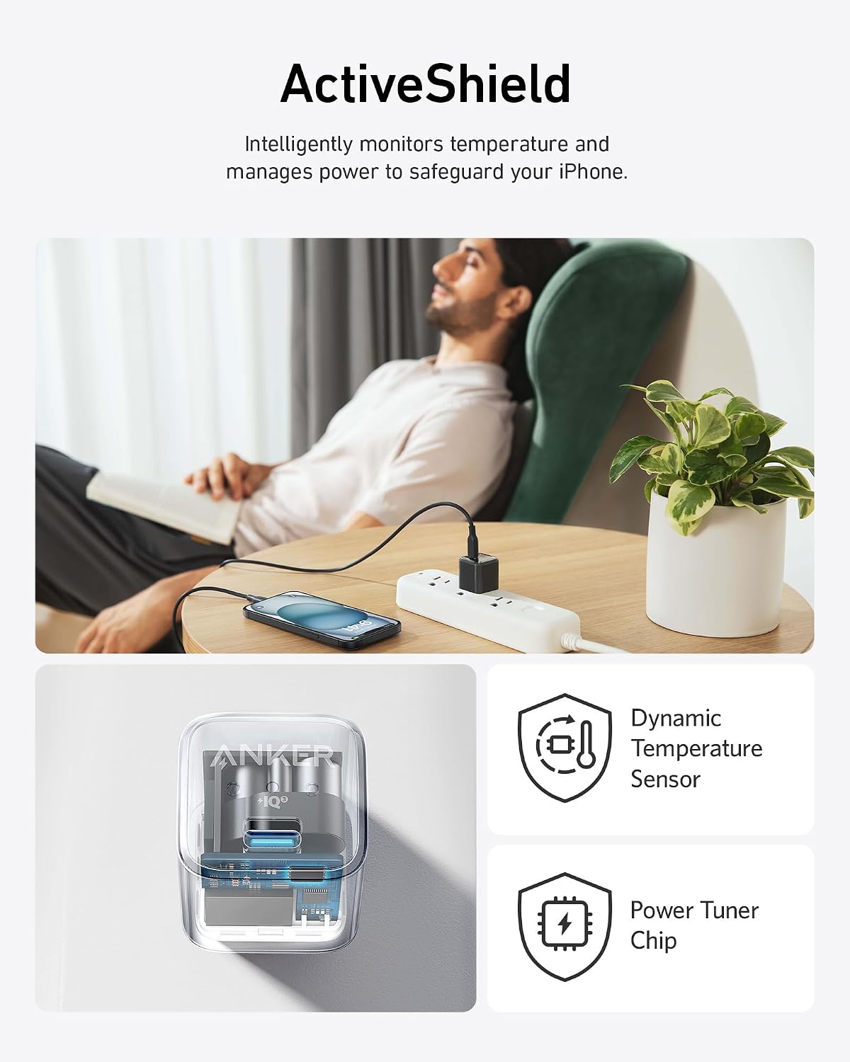 Anker USB C Charger Block 20W (Nano Pro), PIQ 3.0 Compact Fast Charger for iPhone 17/16/15/14/13 Series, Galaxy, Pixel 4/3, iPad (Cable Not Included) | For iPhone 17/16/15/14/13, Galaxy, Pixel 4/3, iPad and More Devices (Cable Not Included)