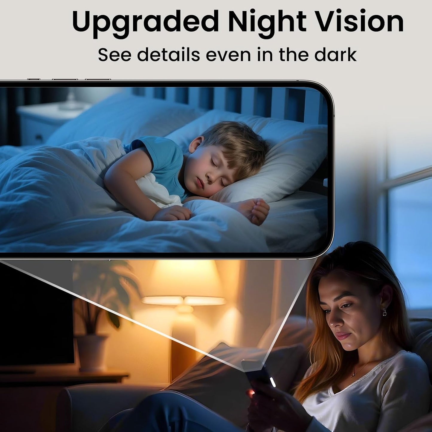 javiscam 2026 Upgraded 4K 5GHz WiFi Indoor Security Camera, Mini Nanny Camera with Free Cloud Storage, Night Vision, Motion Detection Alerts, Long Battery Life Home Surveillance Cam