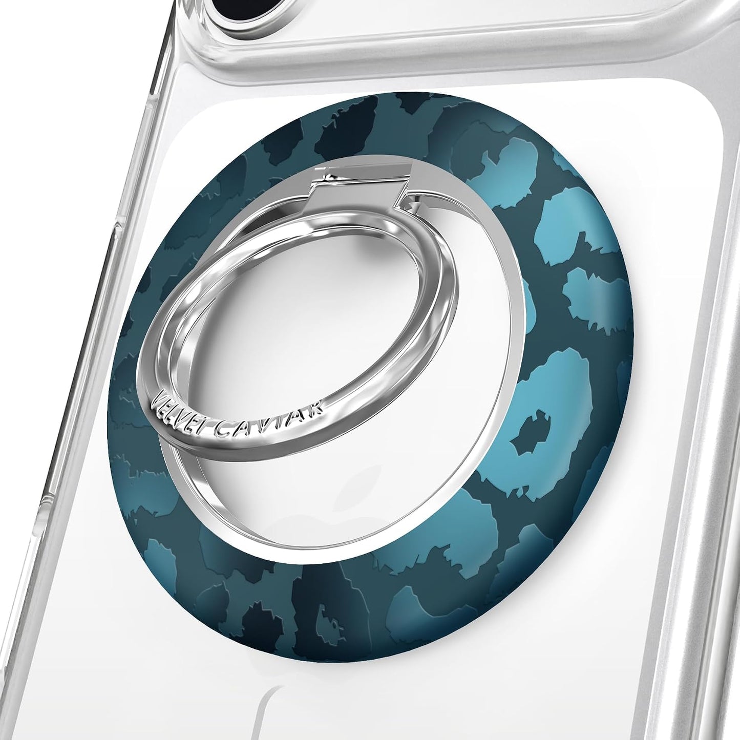 VELVET CAVIAR Compatible with MagSafe Phone Grip 2.0 | Cute Magnetic Ring Holder | Finger Loop Kickstand | Pop On Accessory for iPhone 17, 16, 15, 14, 13, 12 | Enchanted Floral
